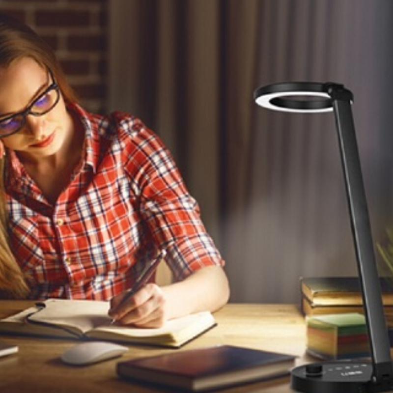 688s led bureaulamp draaibaar 95ra 12w witte kleur