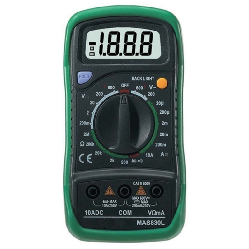 830L Digitale multimeters 2000 nummers