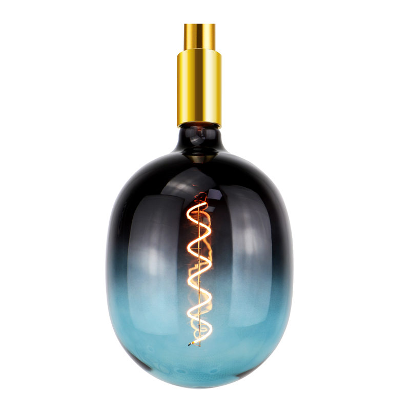 Rongsheng hoge kwaliteit 4W coloful led spiraalgloeilamp
