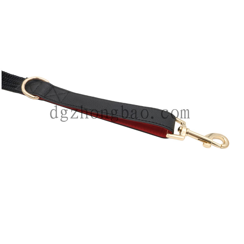 Stretch touw met lederen trekkabel