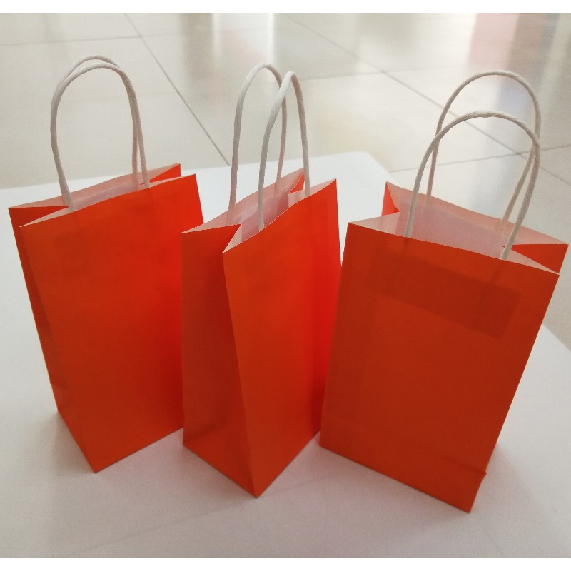 Cowhide Paper Package Bag Kraft Paper Packaging Bag for Food