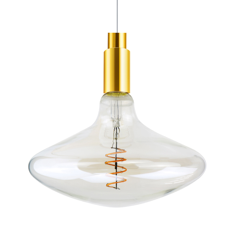 UFO Heldere platte breedte shape190mm zachte gloeidraad geleid decoratieve 200 lumen gloeilamp