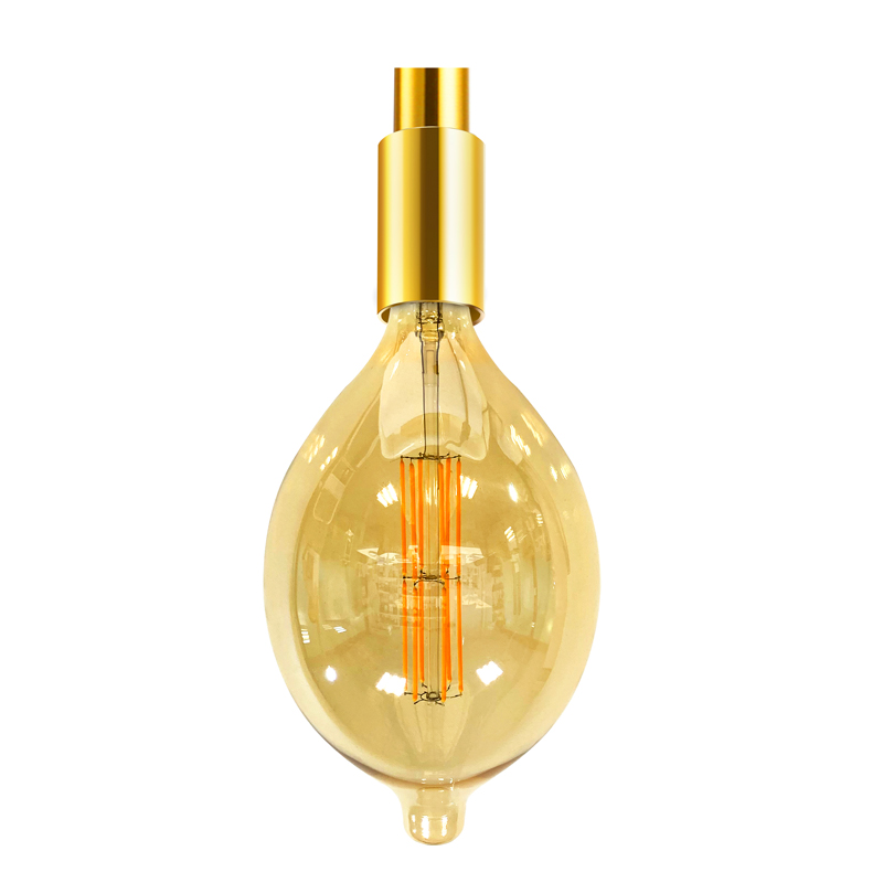 OL100 Amber 4 watt 200lumen led dimmable of niet dimble energy saving global soft filament lamp light
