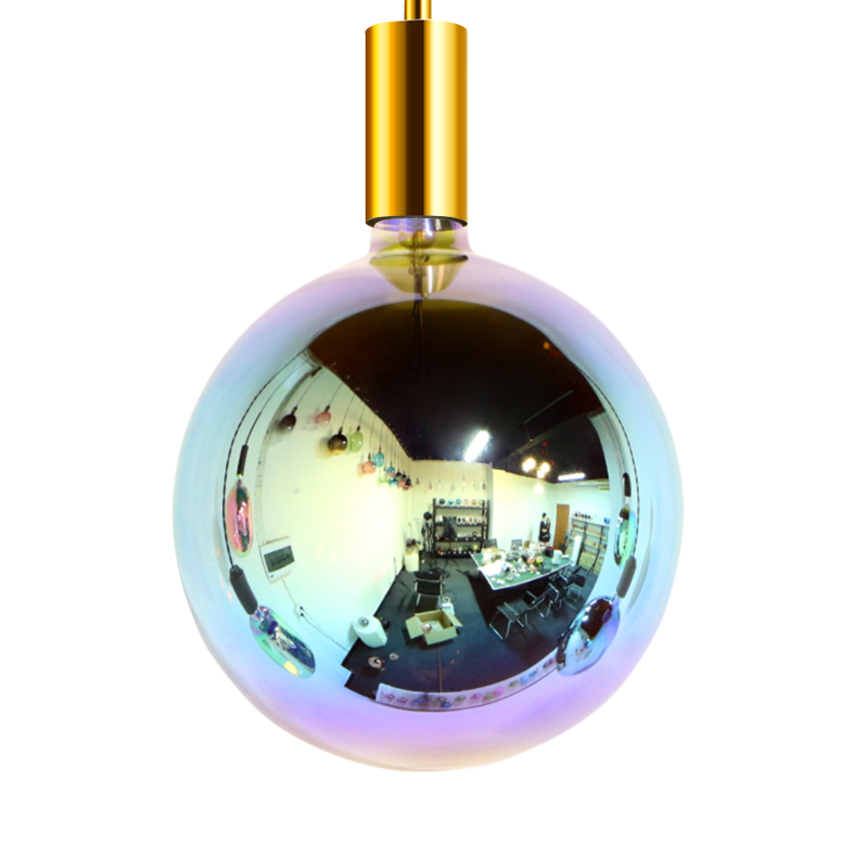 G200 4W Zeven kleurrijke decoratie geleid binnen- of buitenspiraallicht