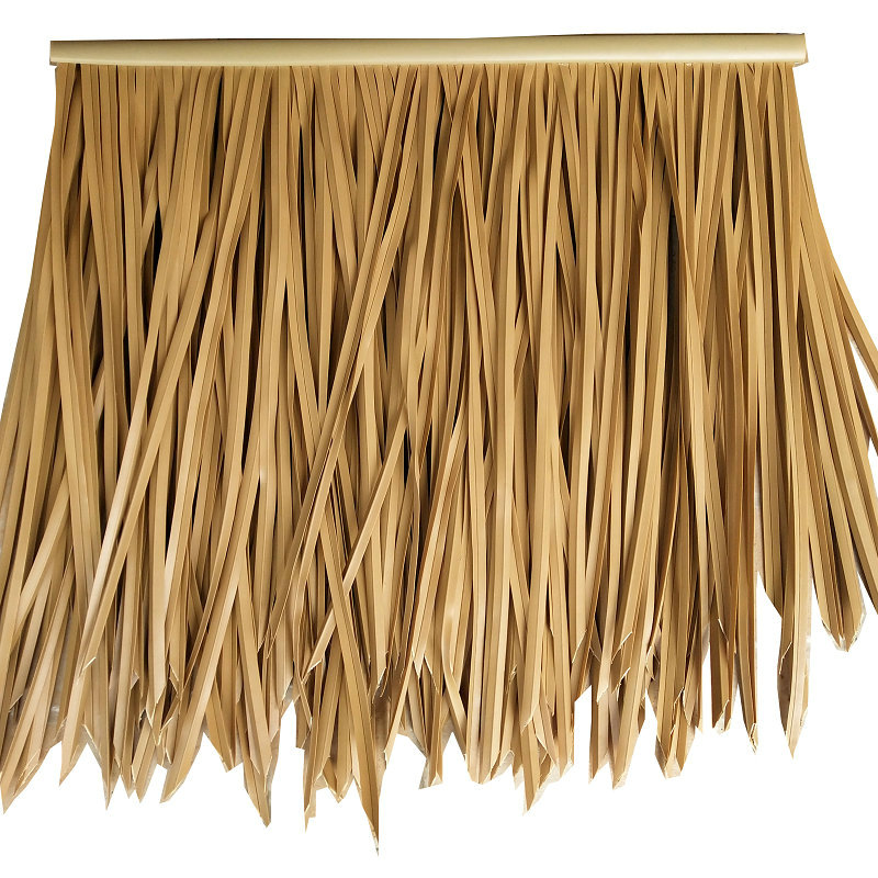 PVC PE vuurbestendig pvc artificial thach cled synthetic viro thach dakbedekking materials similed Straw