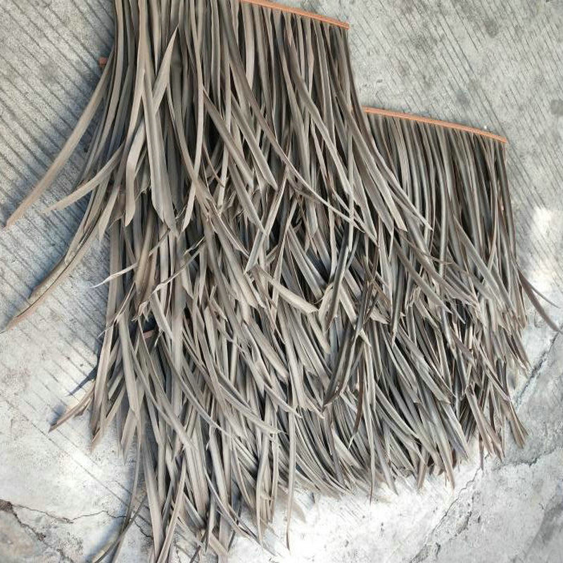 PVC PE vuurbestendig pvc artificial thach cled synthetic viro thach dakbedekking materials similed Straw