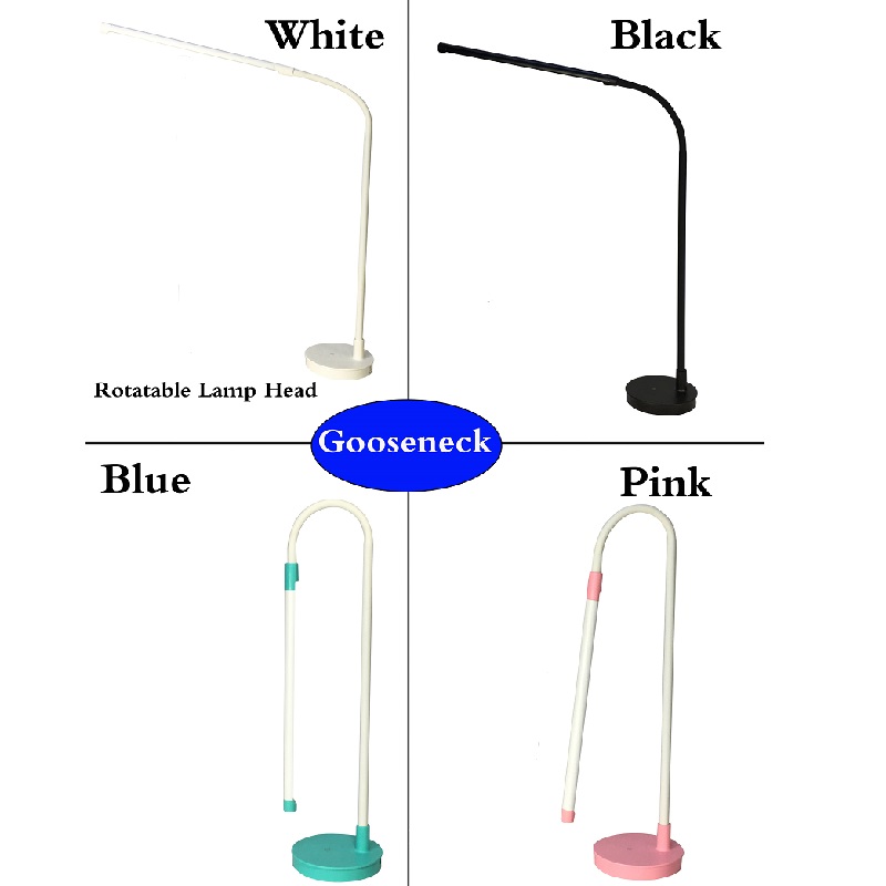 518 LED Desk Lamp Black Table Light Metal Lezing Light met Flexibel Gooseneck Oog Daglicht