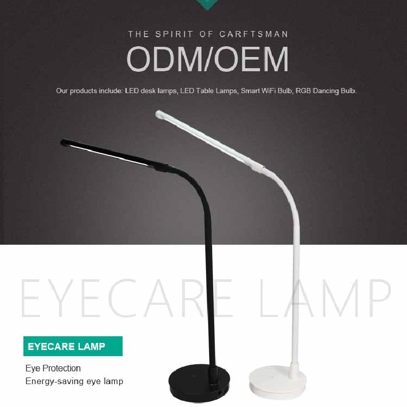 518 Nieuwste dimbare bureaulamp Flexibele gooseneck led table light led reading lamp