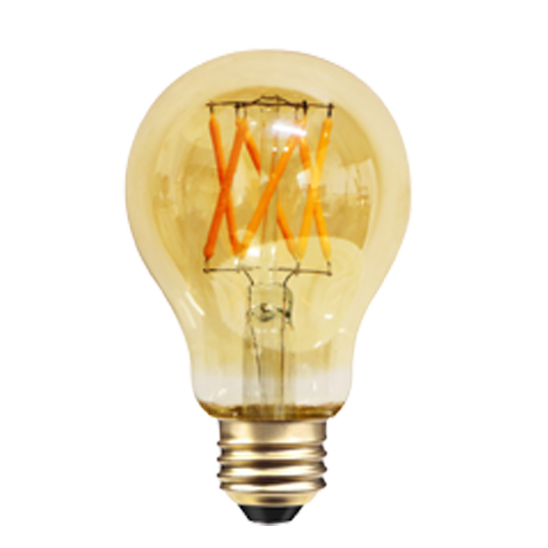 A60 Amber kleurcoating glas 2W 4W 6W 8W spiraalgloeidraad PANDANDT Lamp