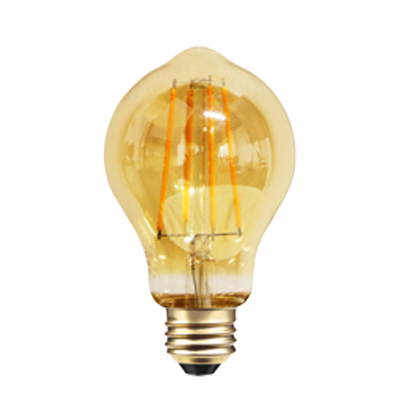 P60 2200K 2W 4W Dim non-dim amber glas led soft filament pandant lamp