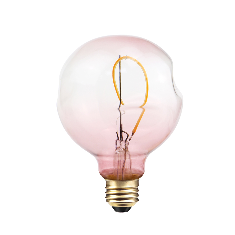 G125 L Witte roze kleurige DIY Zachte gloeilamp
