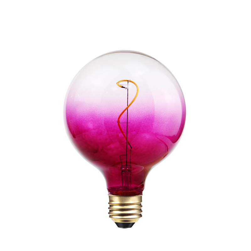 G125 Gemengde kleur Smoked White populaire mode decoratieve zachte filament led deco light