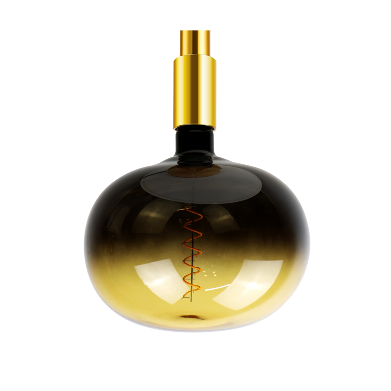 G125 Donkere amberkleurige bal 200 lumen nieuw design vorm geleid zacht gloeidraadlantaarnlicht