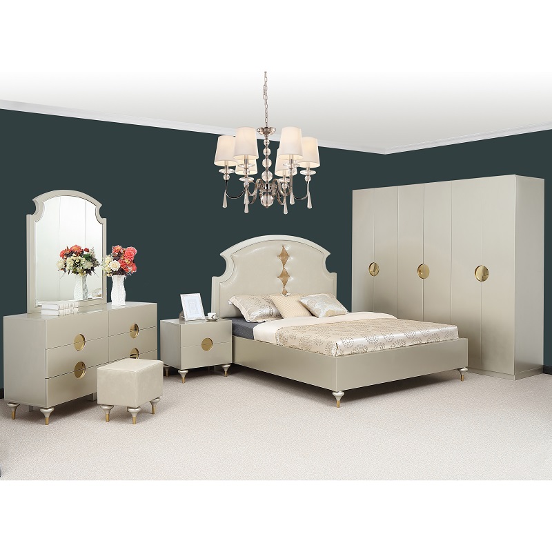 Nieuwste moderne luxe stijl slaapkamer set
