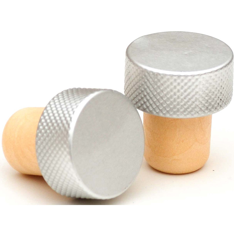 kurkkurkkurkstop met een omhulde aluminium sluiting