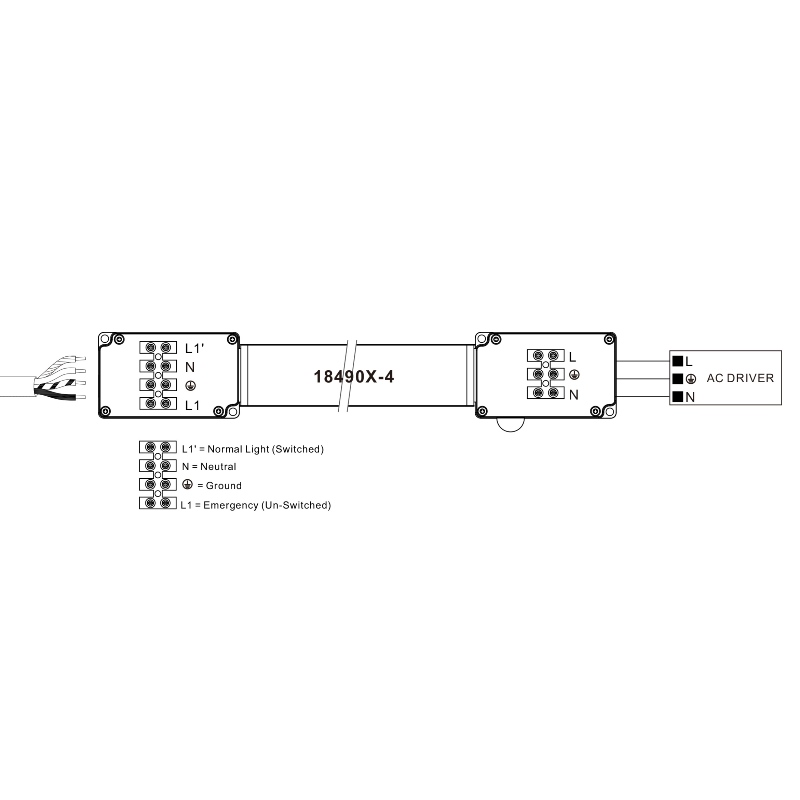 18490X-4 LINEAIRE NOODAPPARATUUR