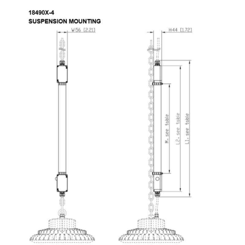 18490X-4 LINEAIRE NOODAPPARATUUR