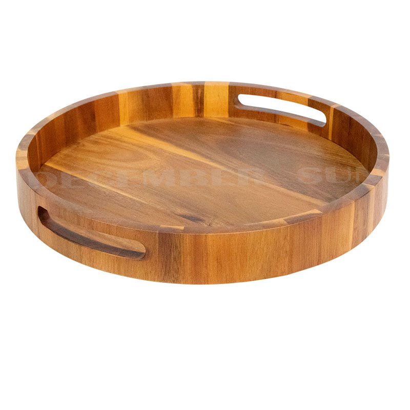 Verkopend goed bamboe houten dienblad