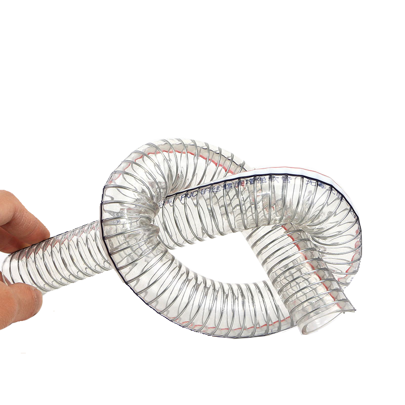 Chinese fabriek 2 inch flexibele slang pvc staaldraad sprial versterkte slang