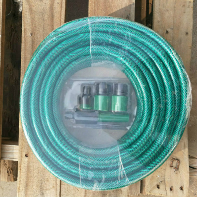 alle kleuren flexibele gevlochten vezels versterken plastic pvc tuin waterslang