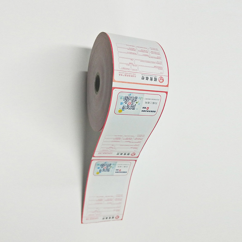 80 mm brede bedrukte thermische papierrol voor geldautomaat