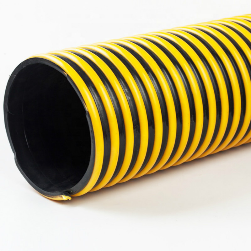 Goede kwaliteit kleurrijke gegolfde zuigslang \/ flexibele pvc zuigslang \/ waterslang