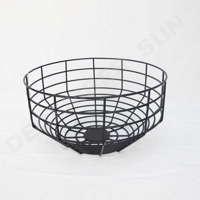 Metalen fruitmand rond