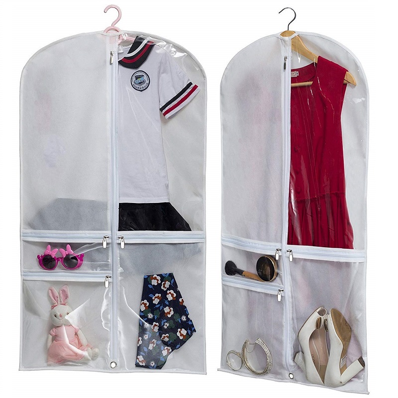 SGW13 Groothandel Baby Kids Size Clothes Protectors Hangende Garment Bags voor Kleding