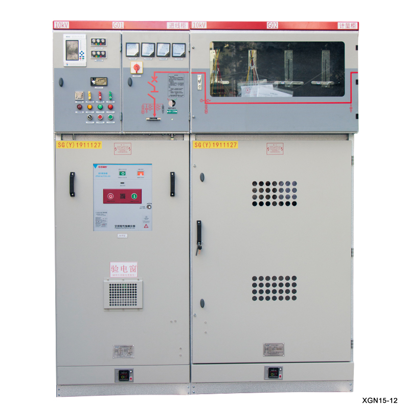 OEM ODM 11KV - 45KV hoogspanningsmetaal ingesloten SF6 gas geïsoleerde ring hoofdunit RMU schakelapparatuur