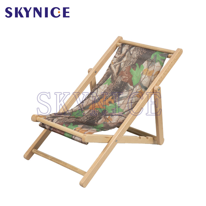 Kinderen Houten Sling Back Beach Stoelen