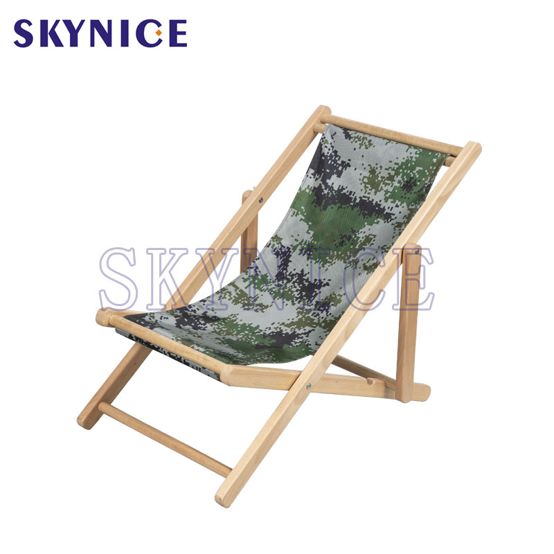 Wood Sling Lounge Chair voor kinderen