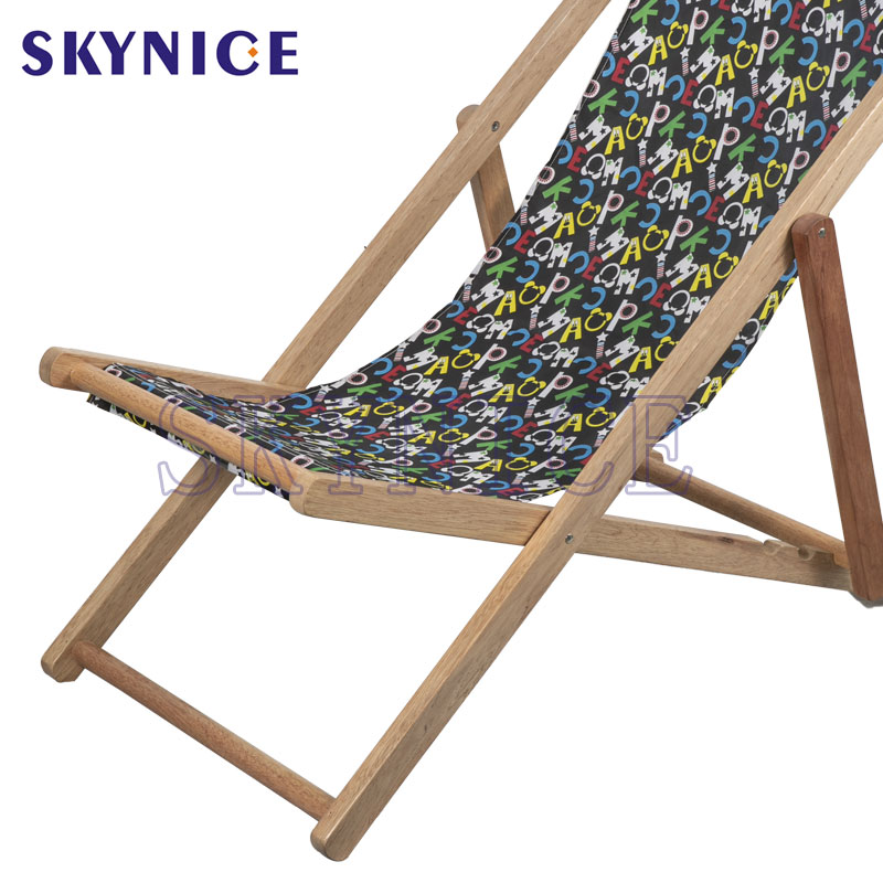 Houten opvouwbare schuifrecliner