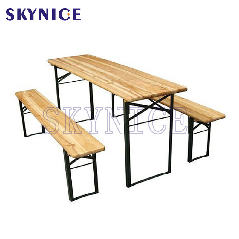 Grenen hout tuin vouwen bier tafel en bankstel