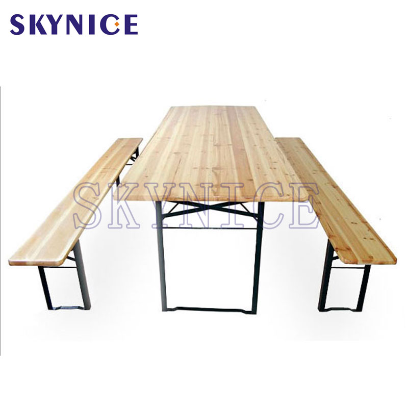 Grenen hout tuin vouwen bier tafel en bankstel