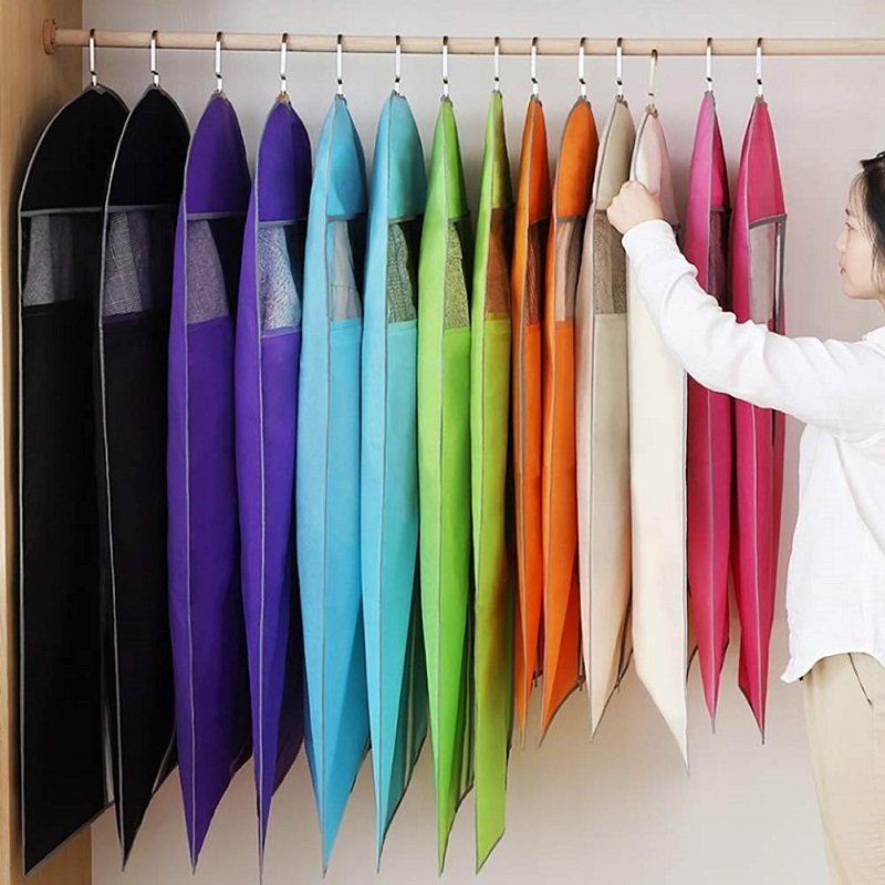 SGW15 Aangepaste niet-geweven kleding opbergtas Kledingstuk Verpakking Tassen Groothandel