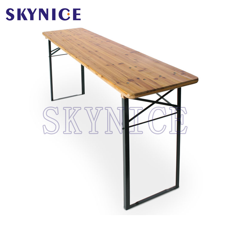 Biertuin set van 1 tafel en 2 banken