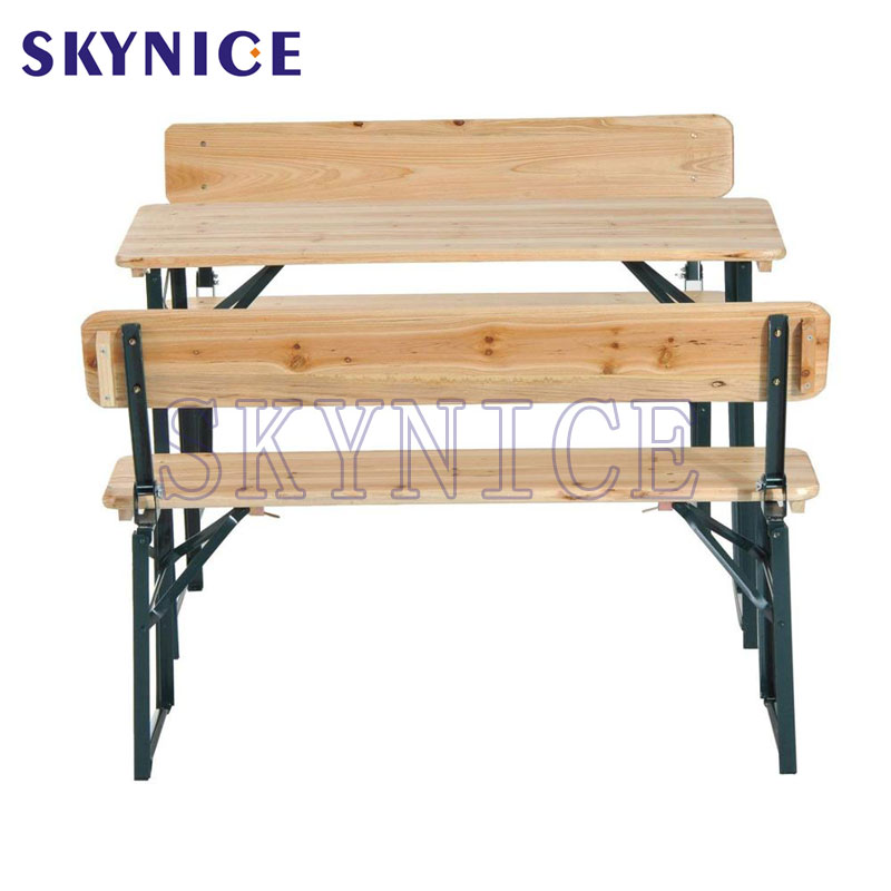Klassieke outdoor pincic camping vouwbare biertafel en bankstel