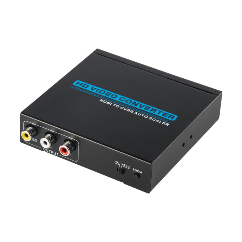 Hoge kwaliteit HDMI naar AV / CVBS converter Auto Scaler 1080P