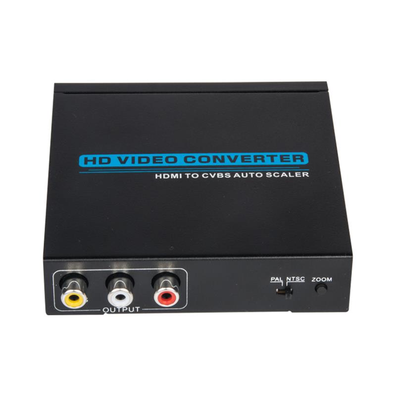 Hoge kwaliteit HDMI naar AV / CVBS converter Auto Scaler 1080P