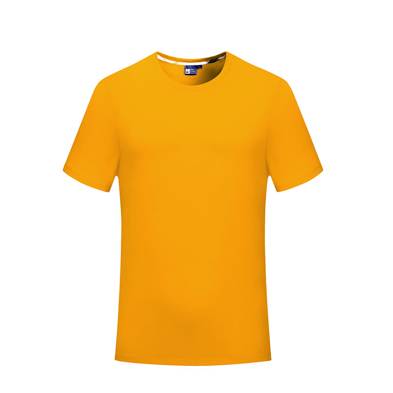 # M8001-T-shirt met ronde hals en korte mouwen katoen
