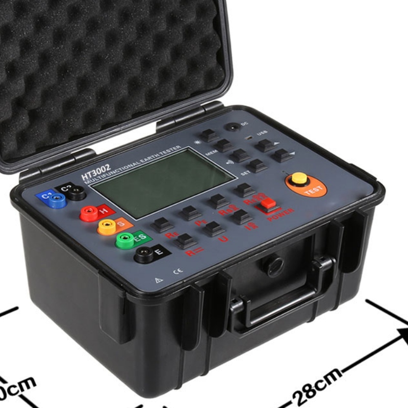 VD-3002 30k ohms Double Clamp Multifunctionele Digital Earth Tester Ground Resistance Tester