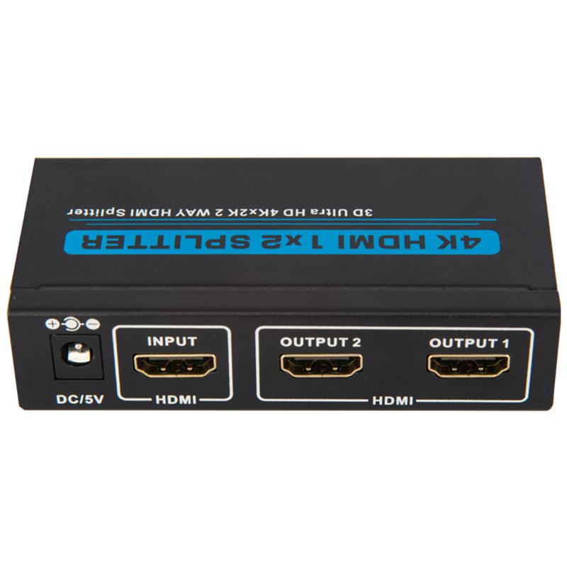 V1.4 2 poorten HDMI 1x2 Splitter 3D Ultra HD 4Kx2K / 30Hz