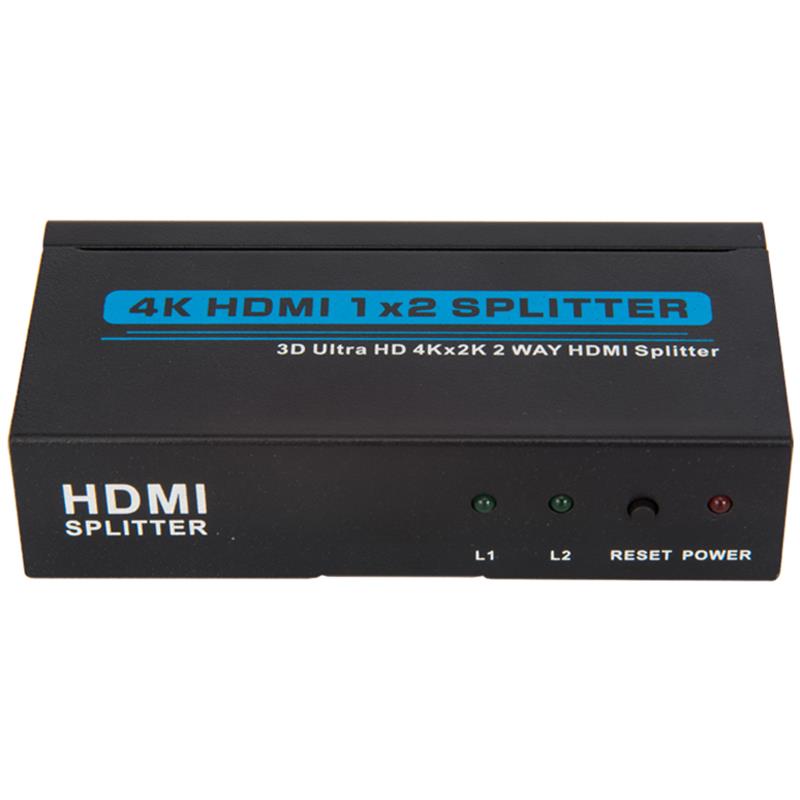 V1.4 2 poorten HDMI 1x2 Splitter 3D Ultra HD 4Kx2K / 30Hz