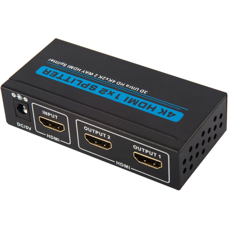 V1.4 2 poorten HDMI 1x2 Splitter 3D Ultra HD 4Kx2K / 30Hz