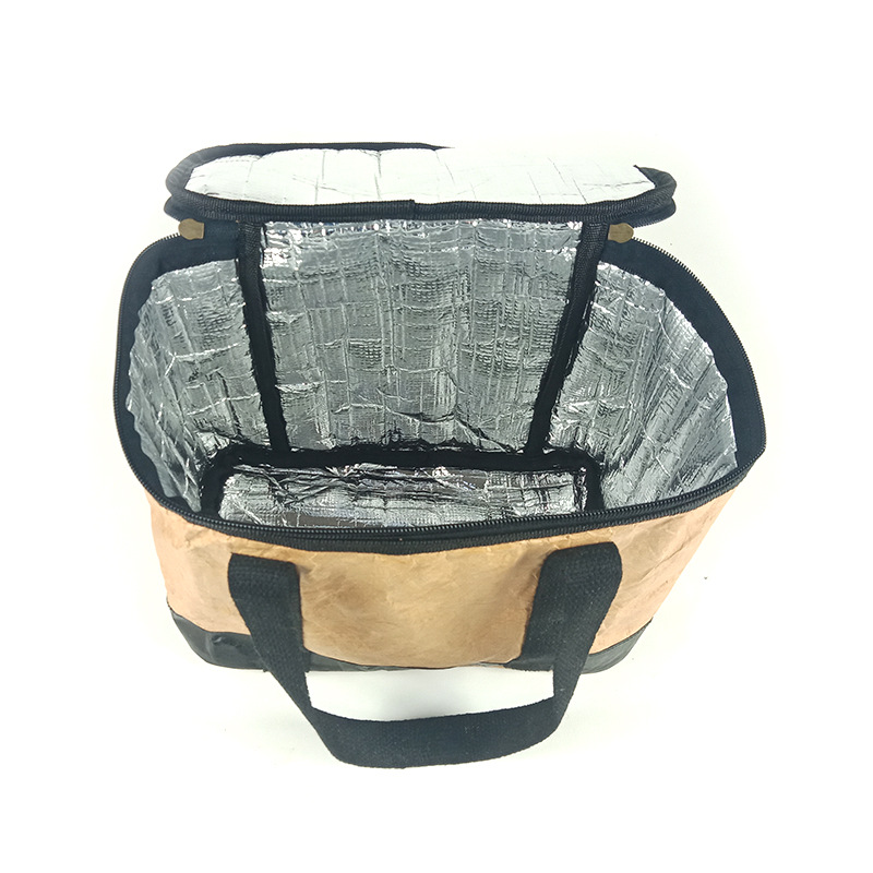 SGC28 Custom Dupont Tyvek Waterdichte geïsoleerde papieren draagtas Lunch koeltas voor picknickverpakking