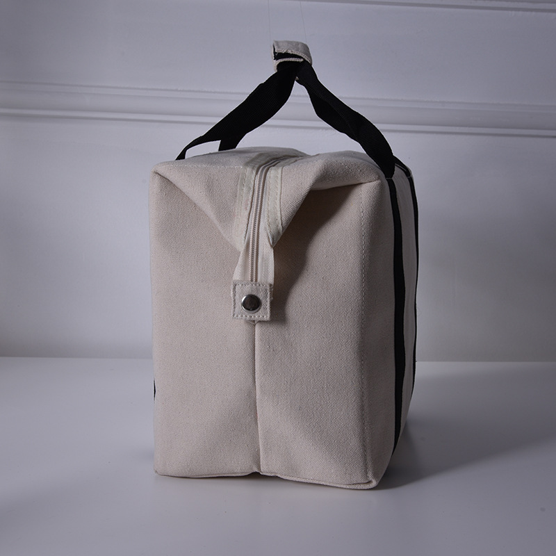 SGC39 Zip Heavy Duty Canvas Colapsable Insulated Shopping Grocery Cooler Bag voor bevroren Seafood
