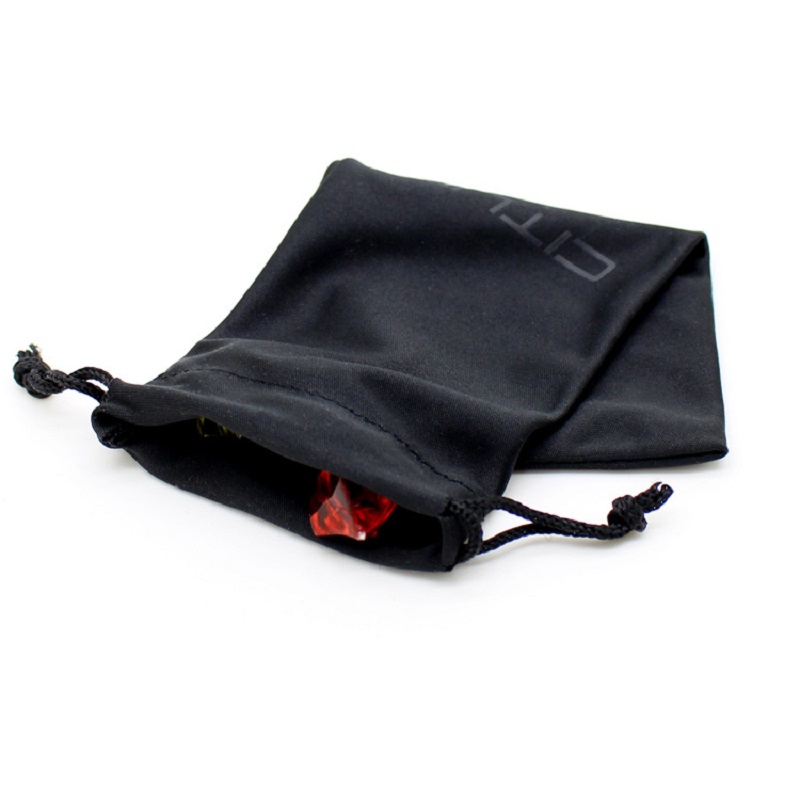 SGS46 Microfiber Custom Logo Soft Sungslases Pouch Bag Black Drankstring Microfiber Oogglas Bag