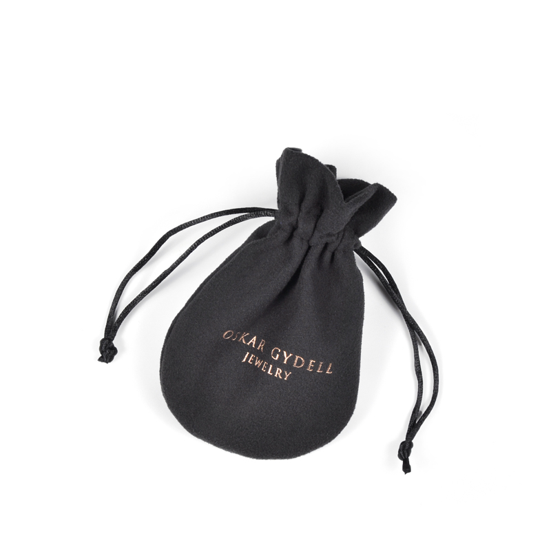 SGS51 Custom Black Drawstring Jewelry Pouch Gift Bag Drawstring Suede Sieraden Verpakking Pouches Groothandel