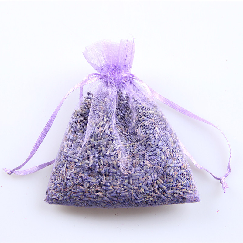 SGS57 Aangepaste goedkope goedkope kleine gerecycleerde kleuren Organza Candy Gift Drawn Pouch Lavendel Bag Organza Lavendel Aroma Bag