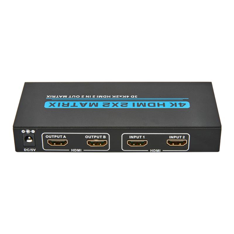 V1.4 4K / 30Hz HDMI 2x2 Matrix met EDID-ondersteuning 3D Ultra HD 4Kx2K